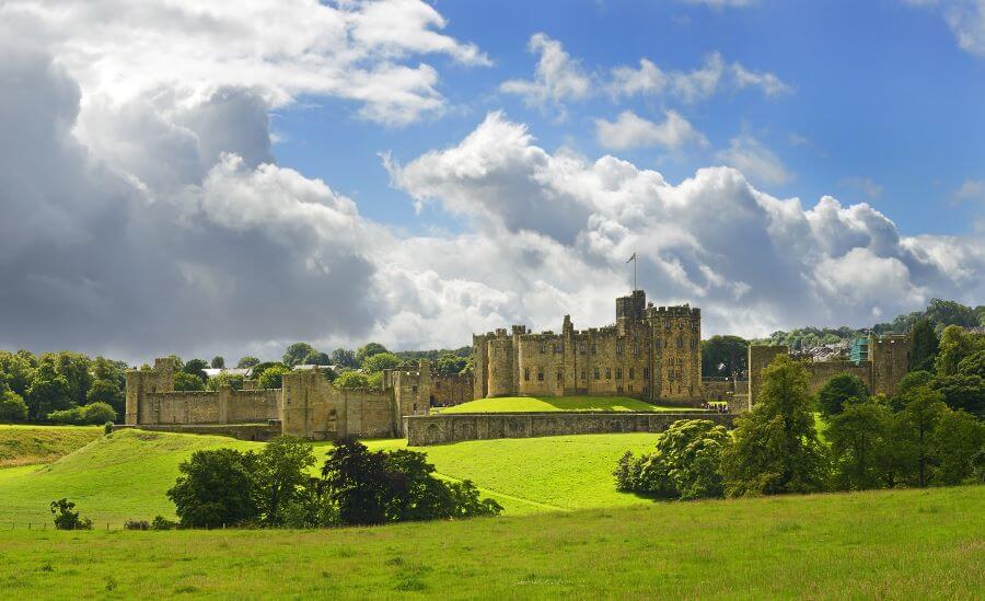 Alnwick Castle in Northumberland